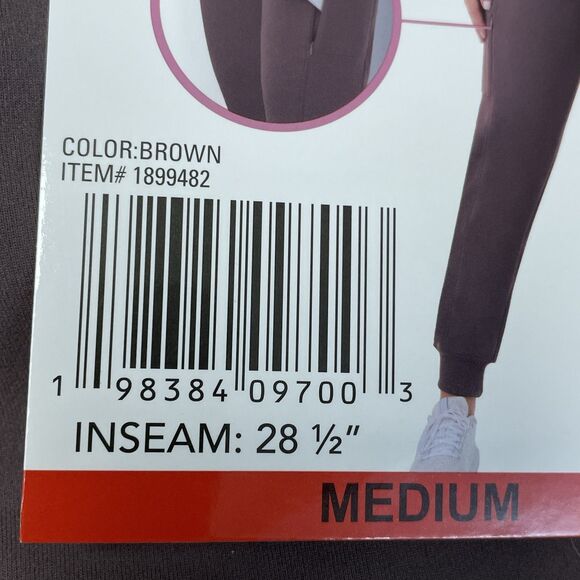 32 Degrees Women's M Activewear Pants Brown H0941 - Picture 9 of 10